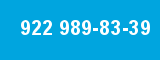 922 989-83-39